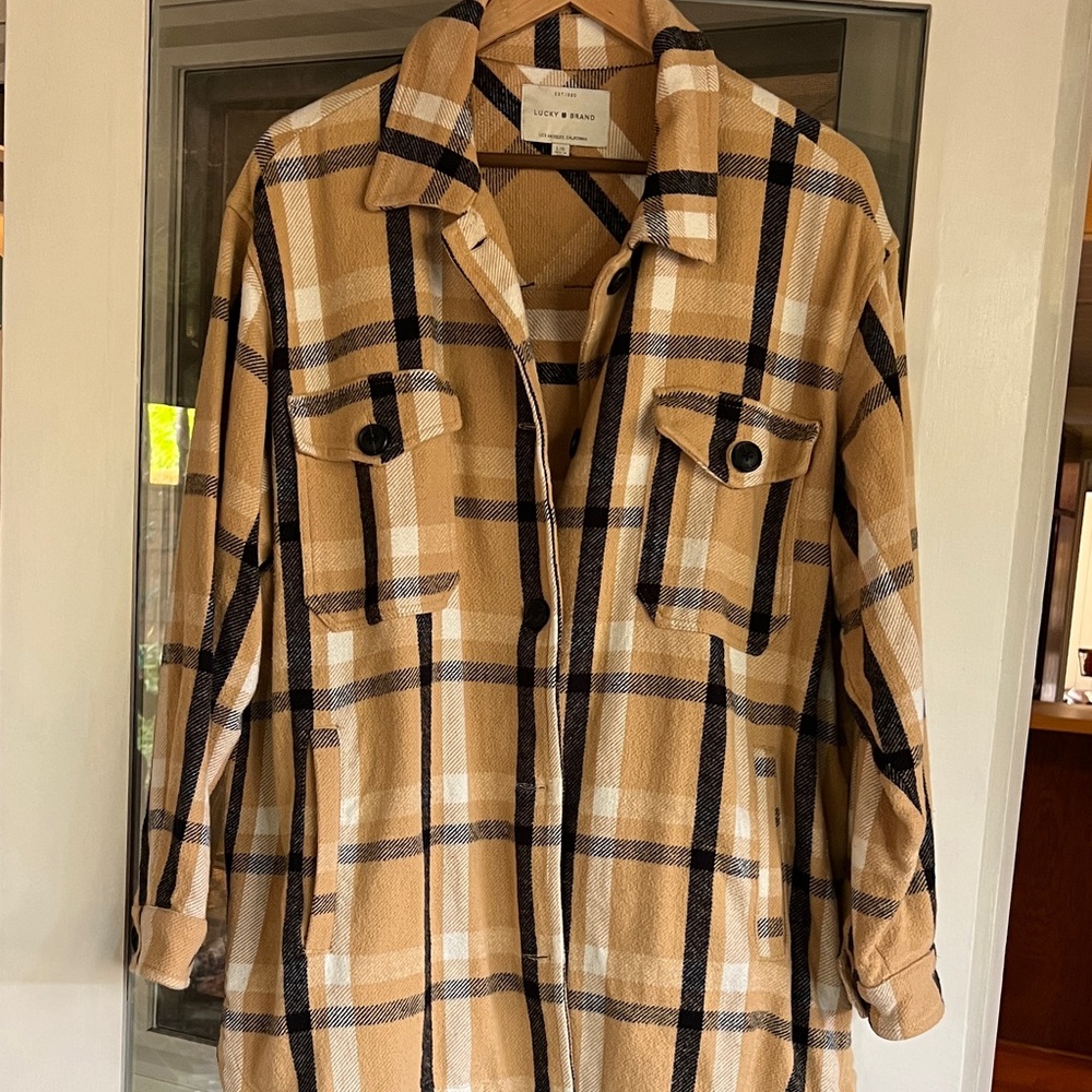 Lucky Brand Plaid Shacket